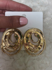 Swirl Gold Jewelry Set