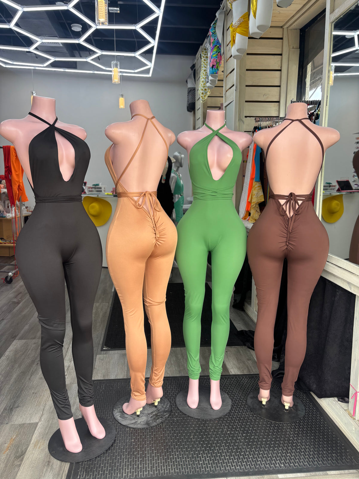 Strap Me Up Jumpsuit Black