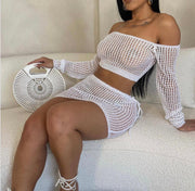 Crochet Skirt Set