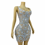 Beauty In Diamonds Mini Dress