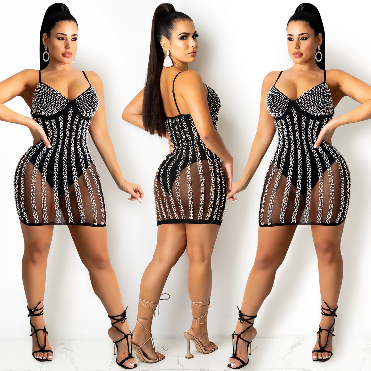 Mini Rhinestone Dress