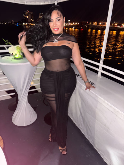 Mesh Body With Skirt