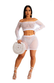 Crochet Skirt Set