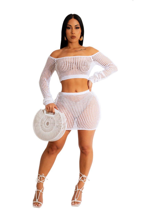 Crochet Skirt Set