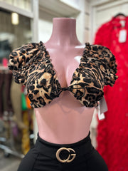 Leopard Print Sexy Top