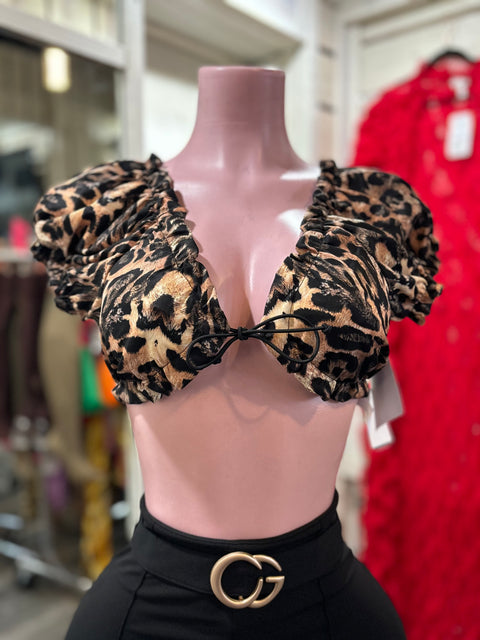 Leopard Print Sexy Top