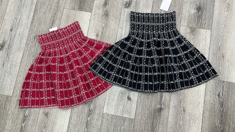 High Waist Festive Skirt