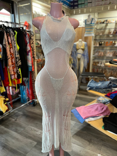 Shiny Maxi Cover Up