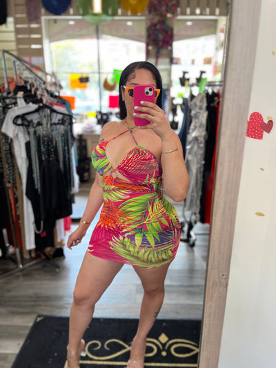 Pink Jungle Dress