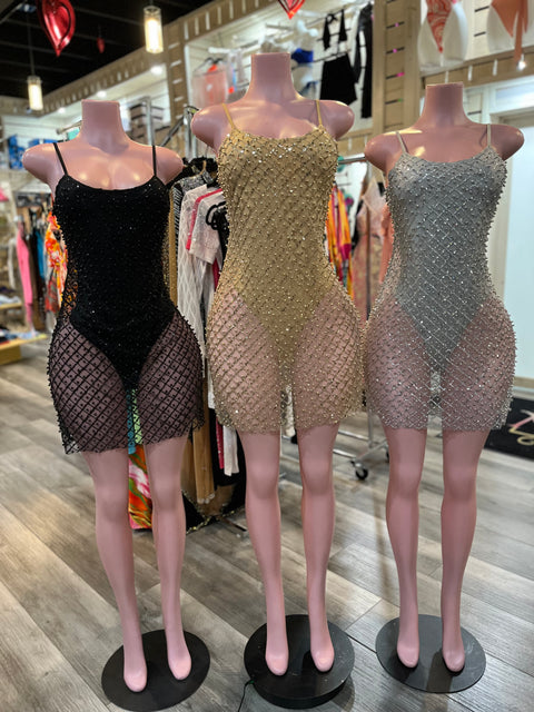 Shiny Pearls Dress