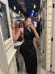 From Fall Halter Dress