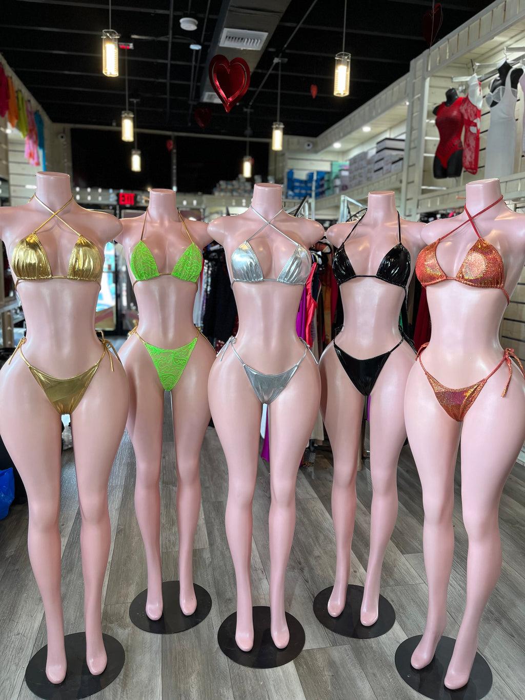 ビキニスクランチバックTバック
