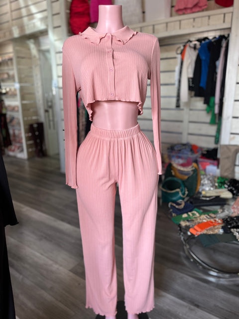 Comfy Crop Pant Set