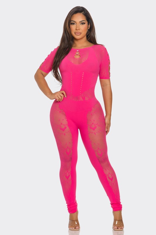 Pink Love Me Jumpsuit