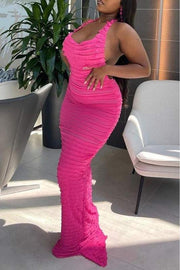 Ruched Maxi Dress