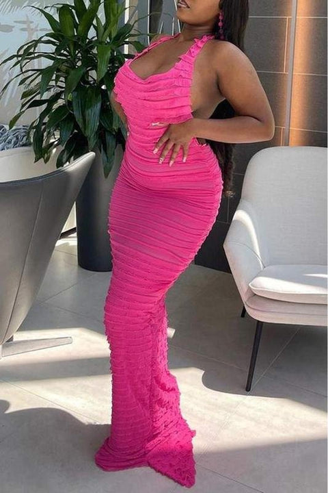 Ruched Maxi Dress