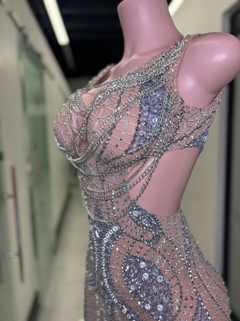 Oh Wow Rhinestone Dress