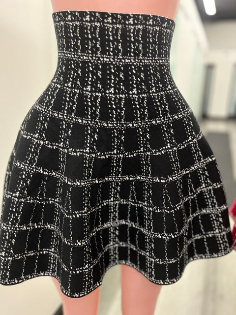 High Waist Festive Skirt