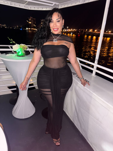 Mesh Body With Skirt