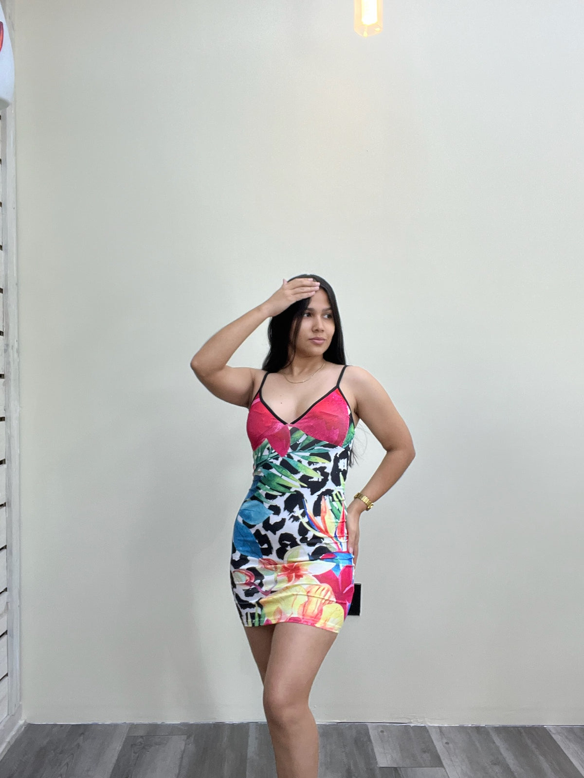 Tropical Mini Dress