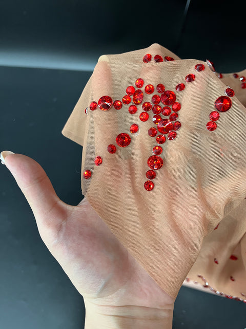 Red Sprinkle Diamond Dress