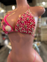 Embellished Bikini W Skirt