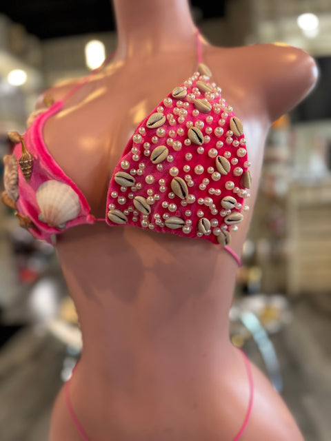 Embellished Bikini W Skirt