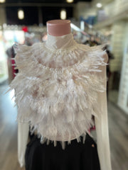 Feather Mesh Top
