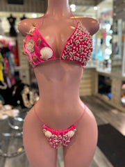 Embellished Bikini W Skirt