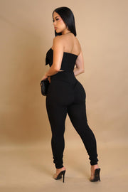 Front Bow Pant Set