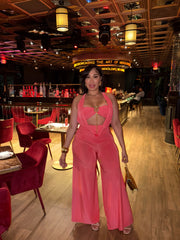 3 Piece Orange Pant Set