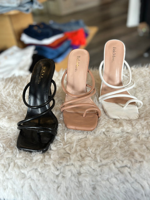 Comfy Strap Heels