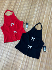 Elegant Me Bling Bow Top
