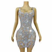 Beauty In Diamonds Mini Dress
