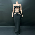 Black Flower Dress