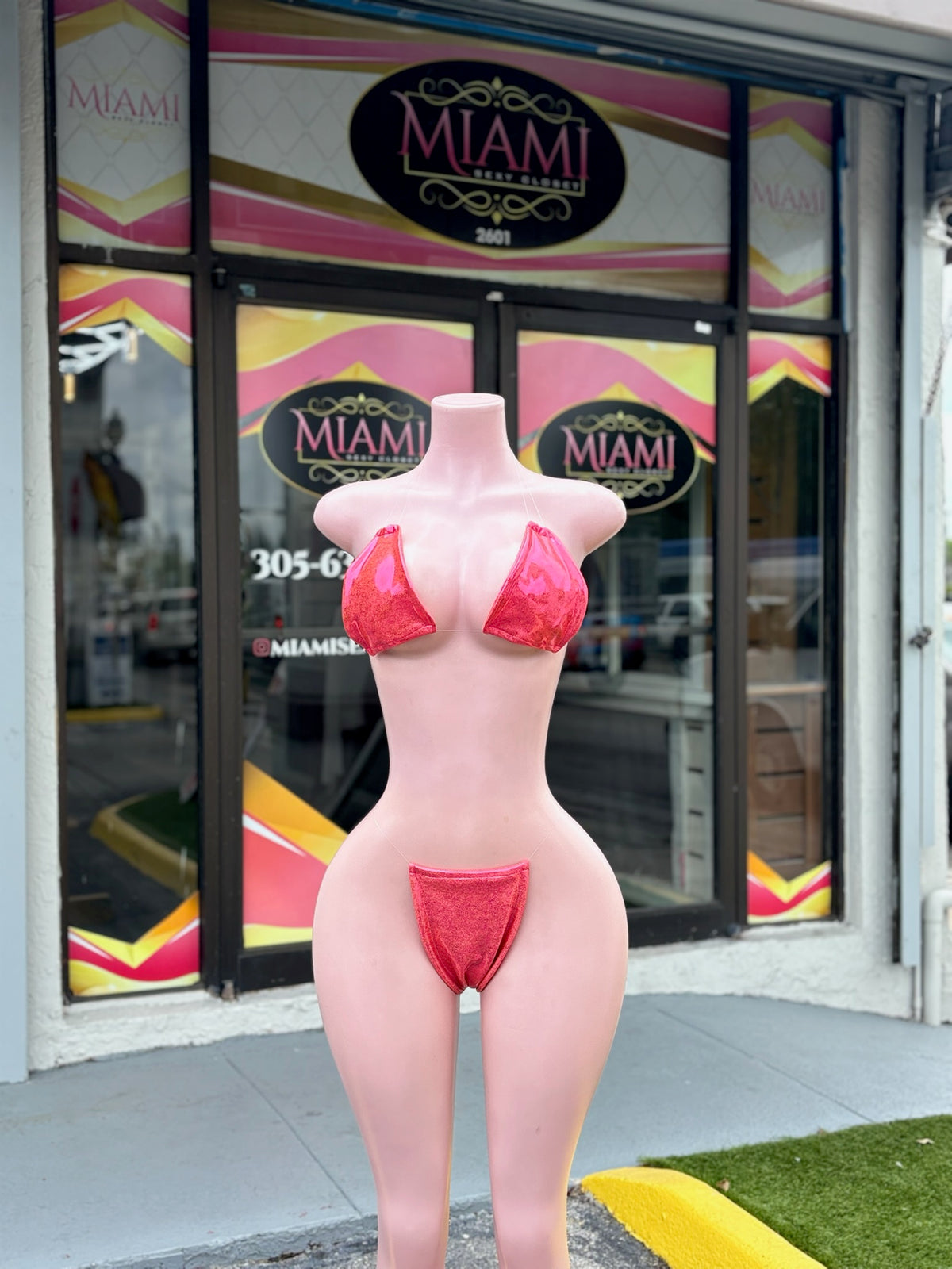Pink Metallic Micro Bikini