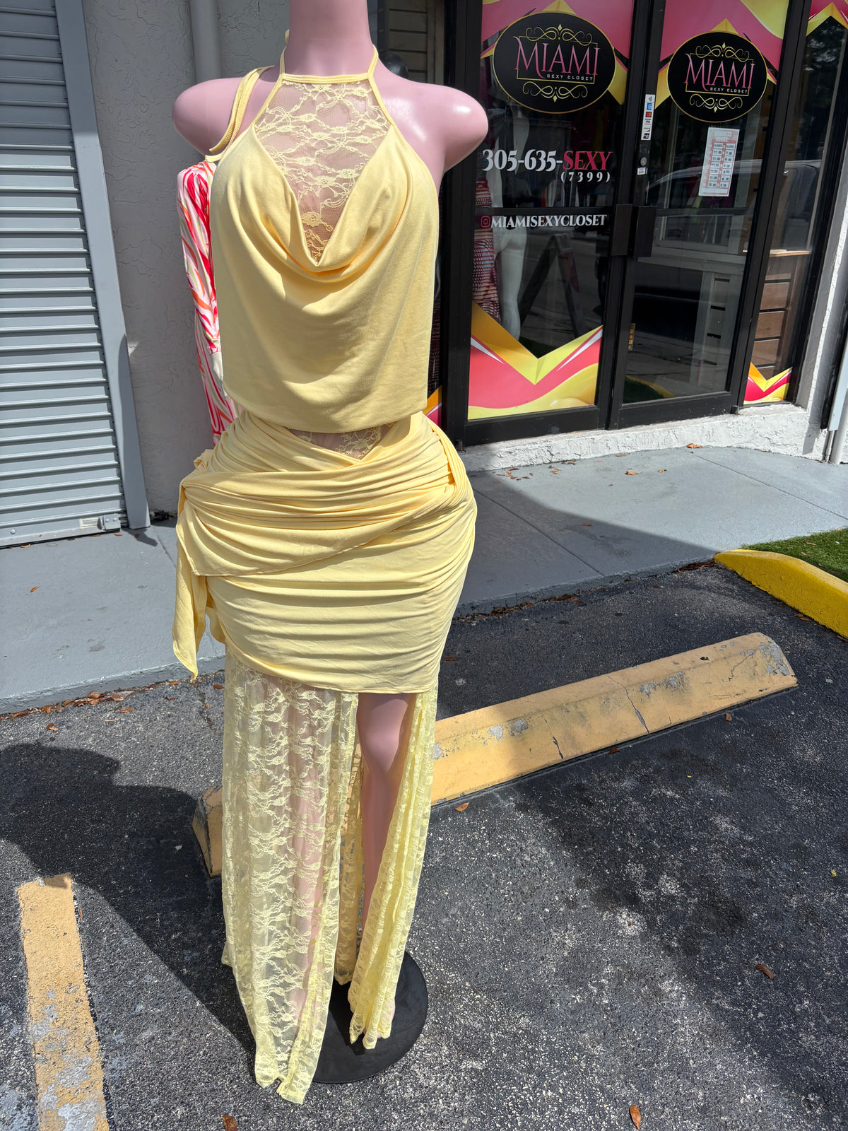 Sunflower Mesh Dress