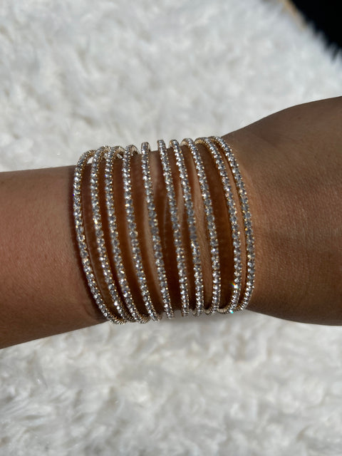 Multi Layer Diamond Bracelet