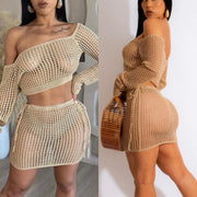 Crochet Skirt Set