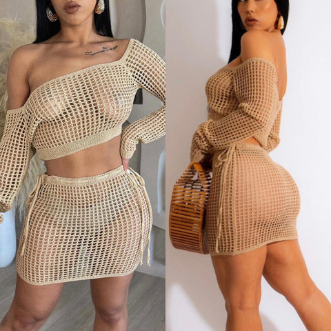 Crochet Skirt Set