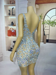 Beauty In Diamonds Mini Dress