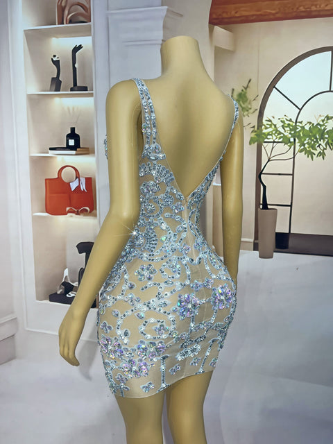 Beauty In Diamonds Mini Dress
