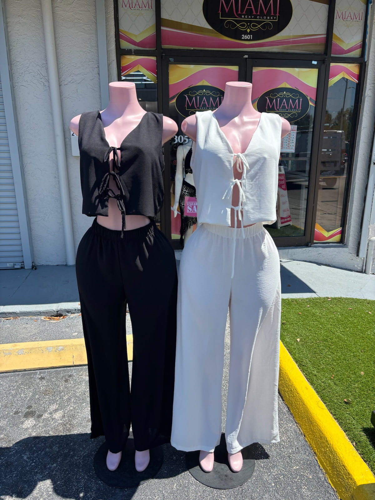Linen Cute Pant Set