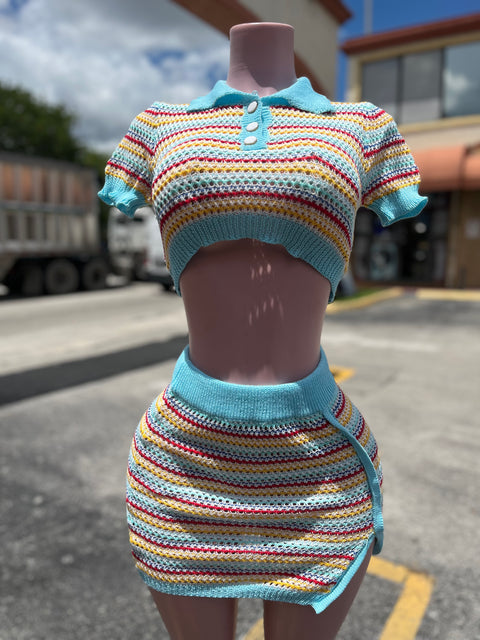 Rainbow Knit Set