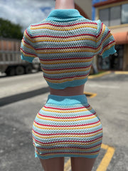 Rainbow Knit Set