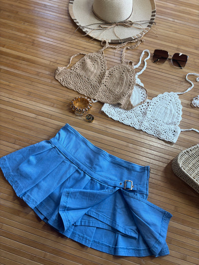 Mini Jean Skort