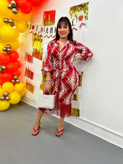 Red Leaf Beauty Dress
