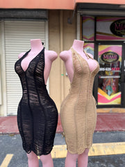 Crochet Maxi Cover Up Dress