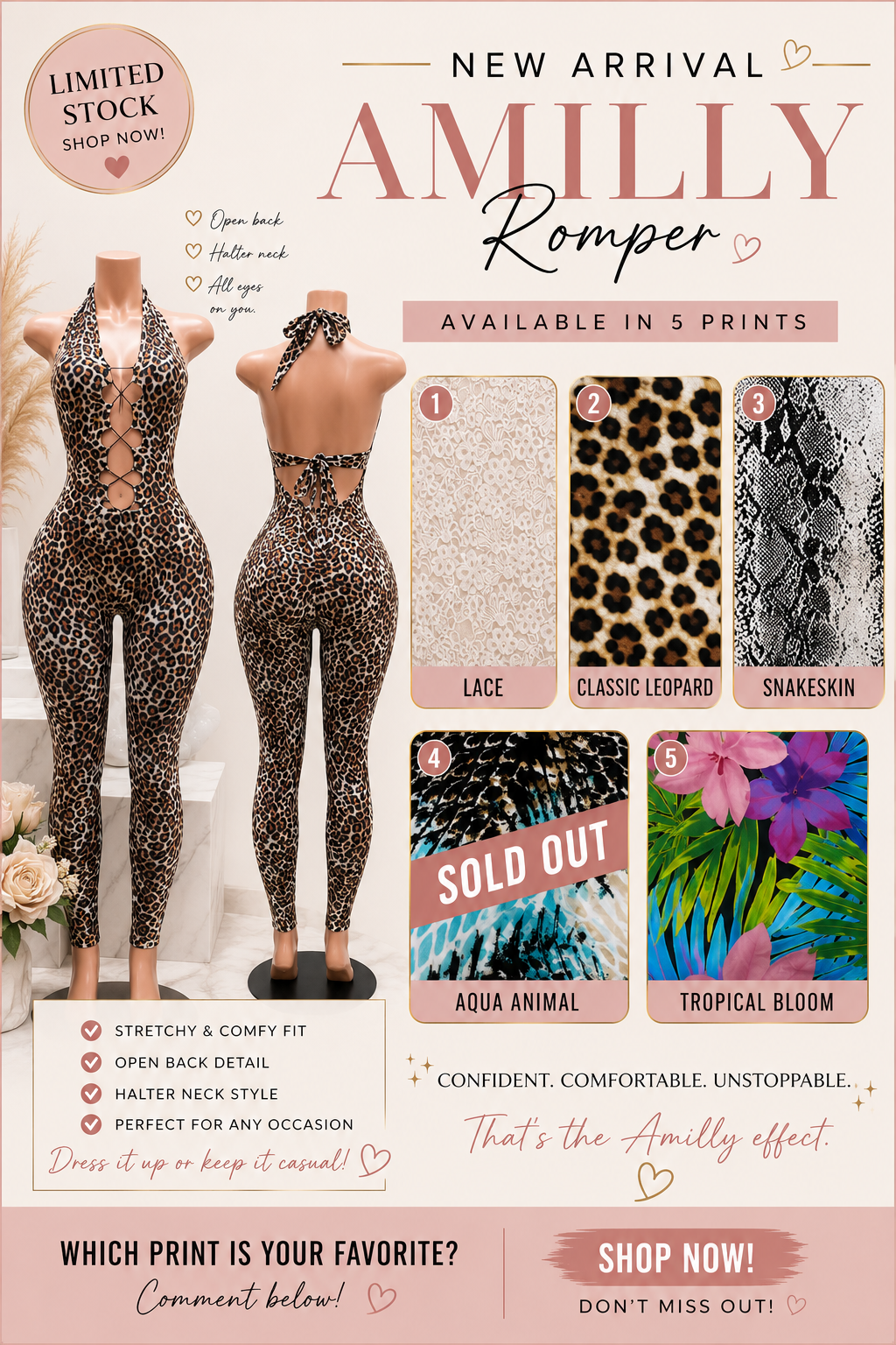 Tropical Show Out Jumpsuit