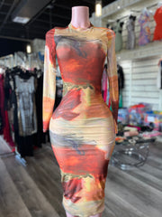 Marble Paint Dress